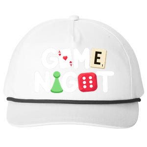 Game Night Host Board Games Trivia Night Team Women Men Snapback Five-Panel Rope Hat