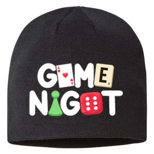 Game Night Host Board Games Trivia Night Team Women Men Sustainable Beanie