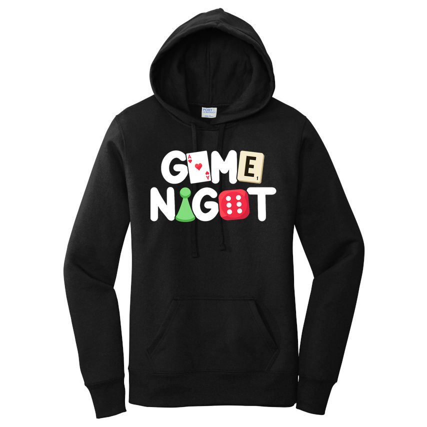 Game Night Host Board Games Trivia Night Team Women Men Women's Pullover Hoodie