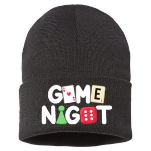 Game Night Host Board Games Trivia Night Team Women Men Sustainable Knit Beanie