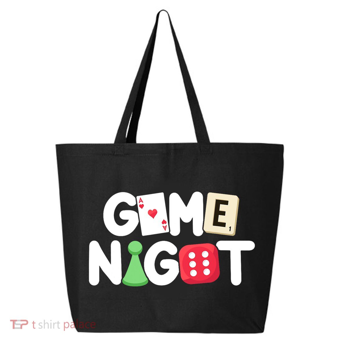 Game Night Host Board Games Trivia Night Team Women Men 25L Jumbo Tote
