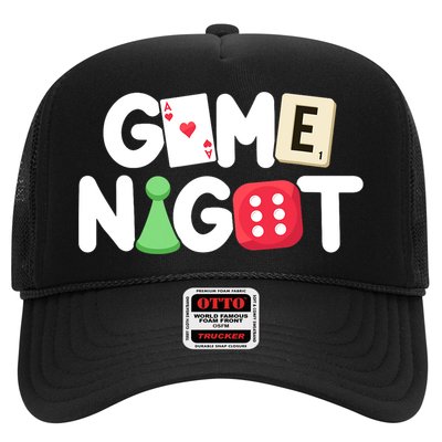 Game Night Host Board Games Trivia Night Team Women Men Trucker Hat