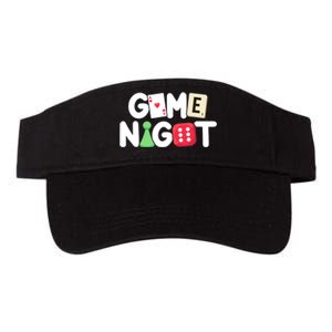 Game Night Host Board Games Trivia Night Team Women Men Valucap Bio-Washed Visor