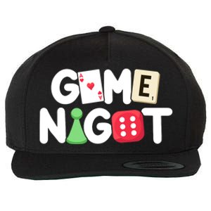 Game Night Host Board Games Trivia Night Team Women Men Wool Snapback Cap