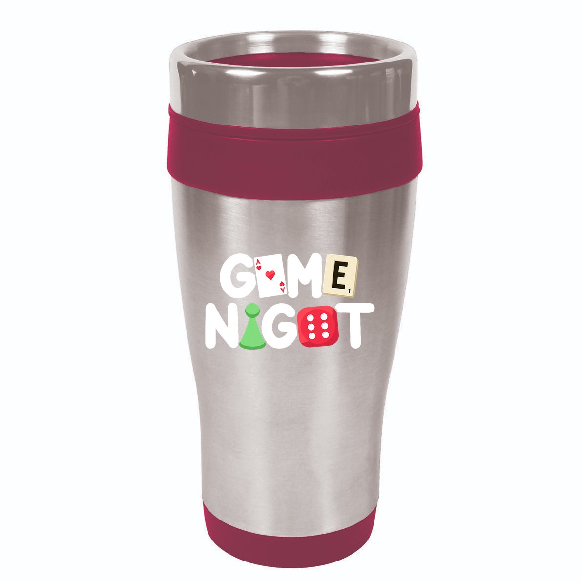 Game Night Host Board Games Trivia Night Team Women Men 16oz Travel Tumbler