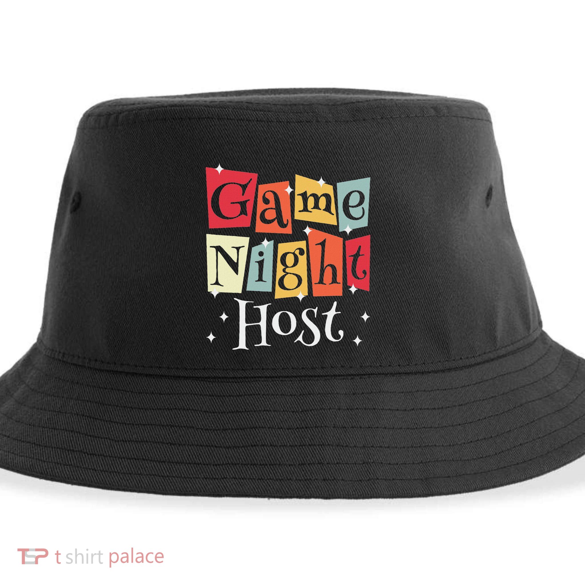 Game Night Host Sustainable Bucket Hat