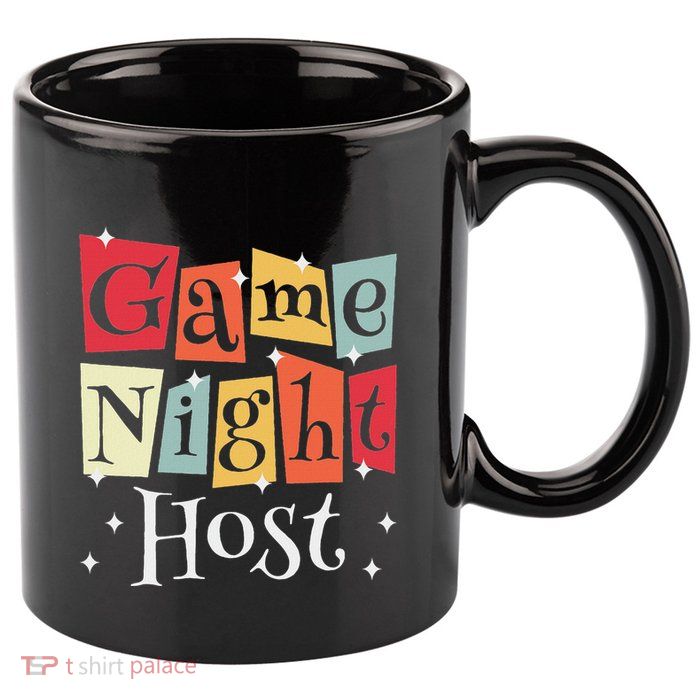 Game Night Host 11oz C Handle Ceramic Mug