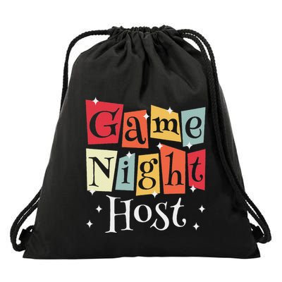 Game Night Host Drawstring Bag