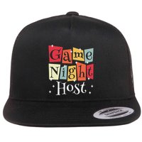 Game Night Host Flat Bill Trucker Hat