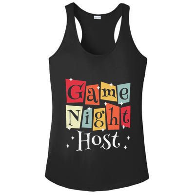 Game Night Host Ladies PosiCharge Competitor Racerback Tank