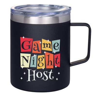 Game Night Host 12oz Stainless Steel Coffee Mug