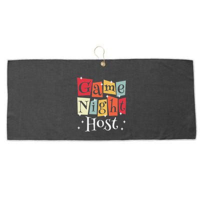 Game Night Host Large Microfiber Waffle Golf Towel