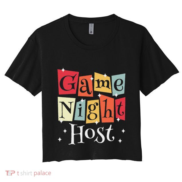 Game Night Host Crop Top