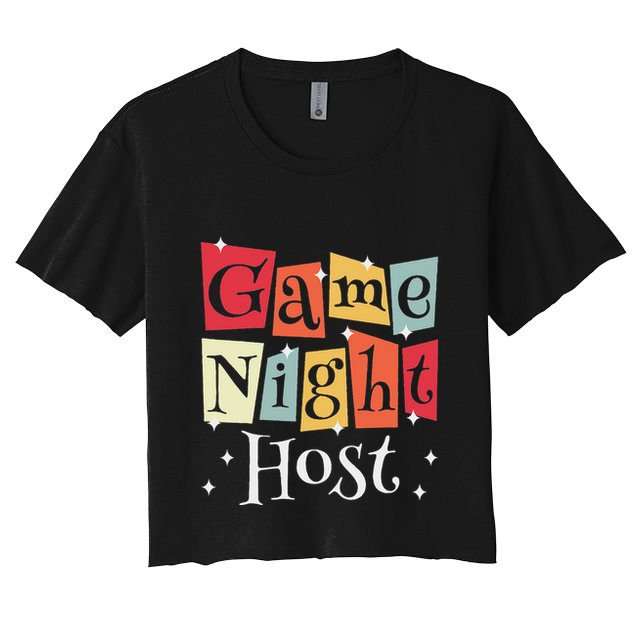 Game Night Host Women's Crop Top Tee