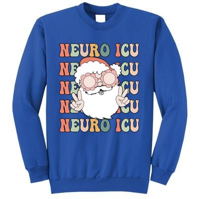 Groovy Neuro Icu Christmas Neurology Squad Secret Santa Gift Sweatshirt