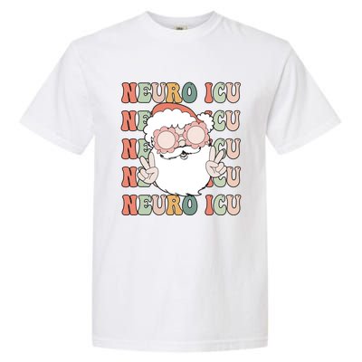 Groovy Neuro Icu Christmas Neurology Squad Secret Santa Gift Garment-Dyed Heavyweight T-Shirt