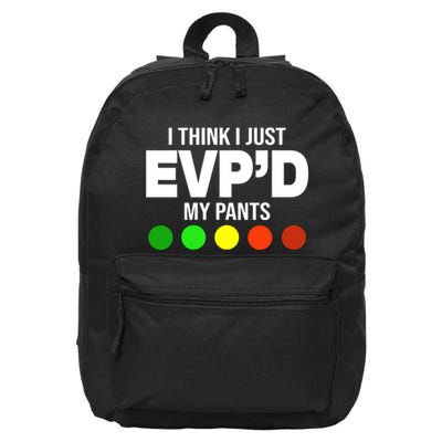 Greg Newkirk I Think I Just Evpd My Pants 16 in Basic Backpack