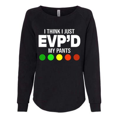 Greg Newkirk I Think I Just Evpd My Pants Womens California Wash Sweatshirt