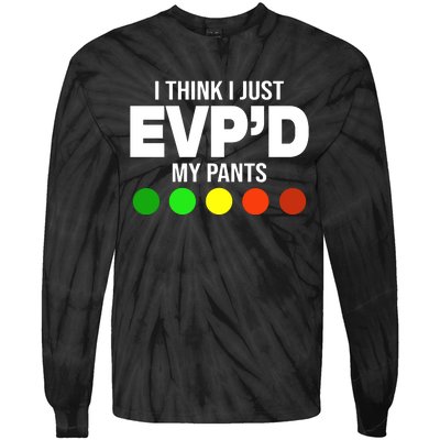 Greg Newkirk I Think I Just Evpd My Pants Tie-Dye Long Sleeve Shirt