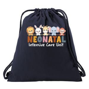 Groovy Neonatal Intensive Care Unit Animals Nicu Nurse Gift Drawstring Bag