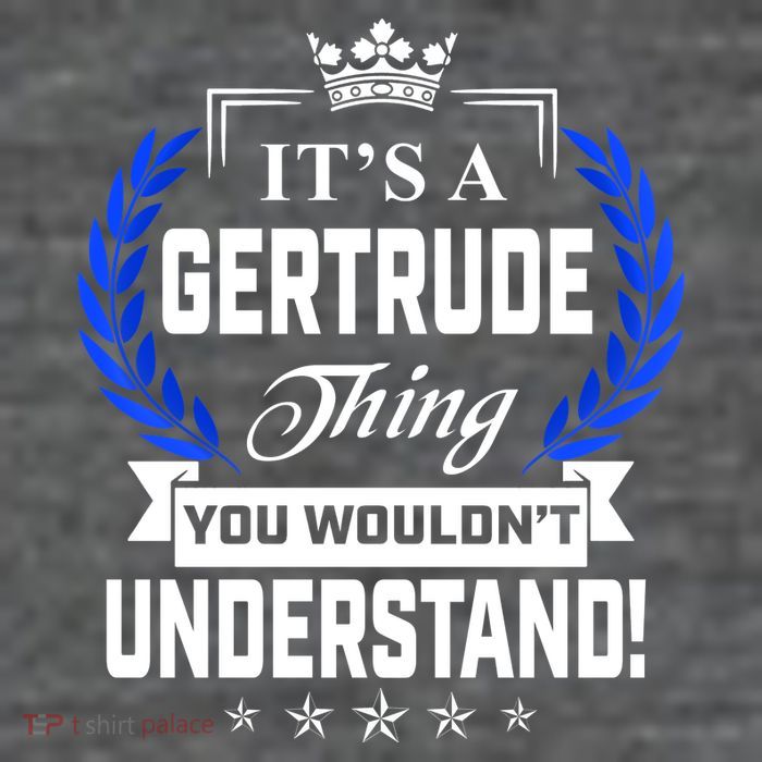Gertrude Name Its' A Gertrude Thing You Wouldn't Understand Flexfit Unipanel Trucker Cap