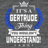 Gertrude Name Its' A Gertrude Thing You Wouldn't Understand Mesh Reversible Basketball Jersey Tank