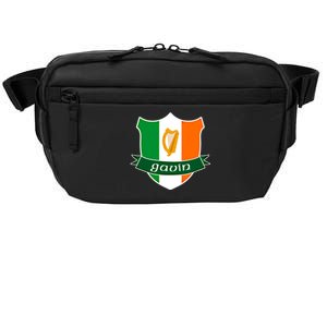 Gavin Name Irish Gift Irish Flag Harp Crest Crossbody Pack