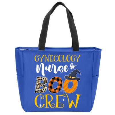 Gynecology Nurse Leopard Nursing Halloween Costume Boo Crew Gift Zip Tote Bag