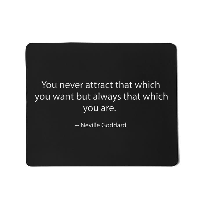 GODDARD Neville Law Of Attraction + Assumption Mousepad