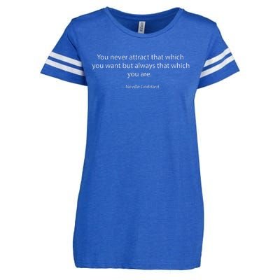 GODDARD Neville Law Of Attraction + Assumption Enza Ladies Jersey Football T-Shirt