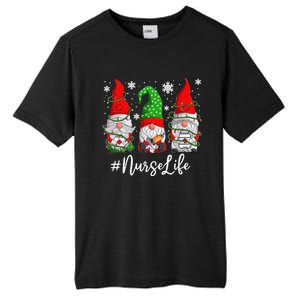 Gnomes Nurse Life Funny Christmas Holiday Funny Tall Fusion ChromaSoft Performance T-Shirt