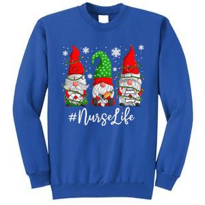 Gnomes Nurse Life Funny Christmas Holiday Funny Sweatshirt