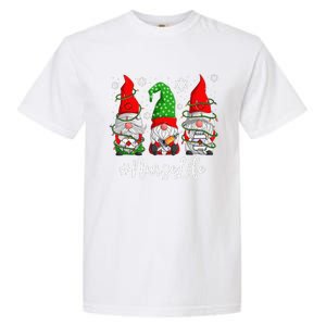 Gnomes Nurse Life Funny Christmas Holiday Funny Garment-Dyed Heavyweight T-Shirt