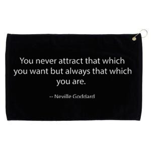 GODDARD Neville Law Of Attraction + Assumption Grommeted Golf Towel