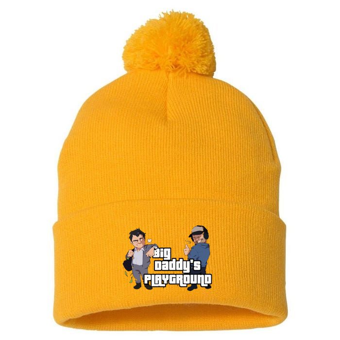 Geekvention Ned Luke Big DaddyS Playground Pom Pom 12in Knit Beanie
