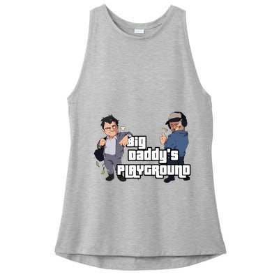 Geekvention Ned Luke Big DaddyS Playground Ladies PosiCharge Tri-Blend Wicking Tank