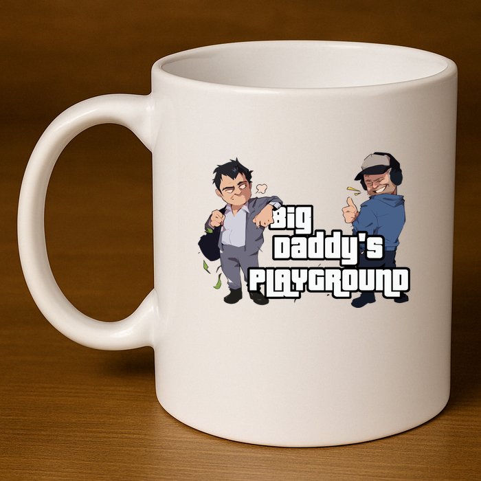Geekvention Ned Luke Big DaddyS Playground 11oz C Handle Ceramic Mug
