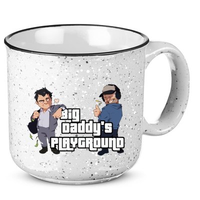 Geekvention Ned Luke Big DaddyS Playground 15oz Campfire Ceramic Mug
