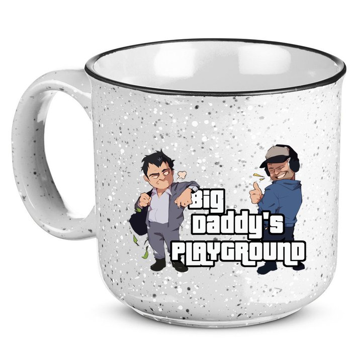 Geekvention Ned Luke Big DaddyS Playground 15oz Campfire Ceramic Mug
