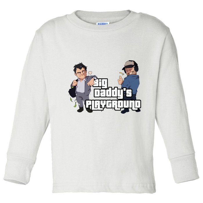 Geekvention Ned Luke Big DaddyS Playground Toddler Long Sleeve Shirt