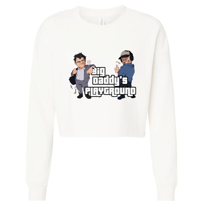 Geekvention Ned Luke Big DaddyS Playground Cropped Pullover Crew