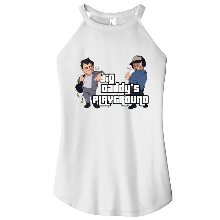 Geekvention Ned Luke Big DaddyS Playground Women's Perfect Tri Rocker Tank