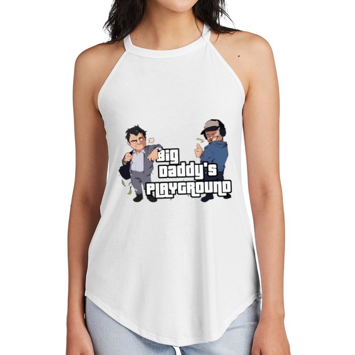 Geekvention Ned Luke Big DaddyS Playground Women's Perfect Tri Rocker Tank