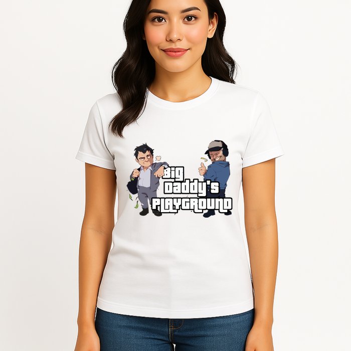 Geekvention Ned Luke Big DaddyS Playground Womens T-Shirt