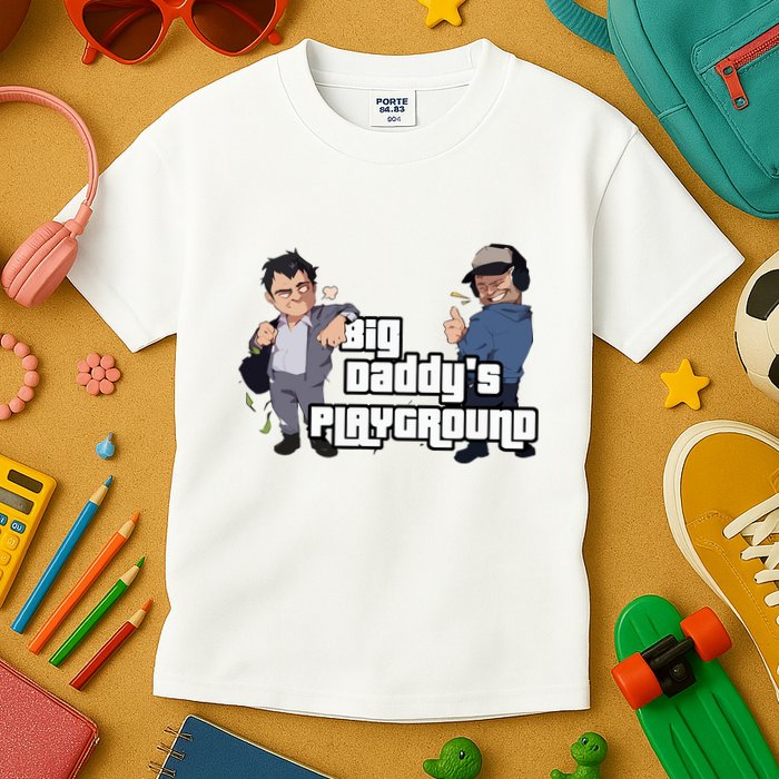 Geekvention Ned Luke Big DaddyS Playground Kids T-Shirt
