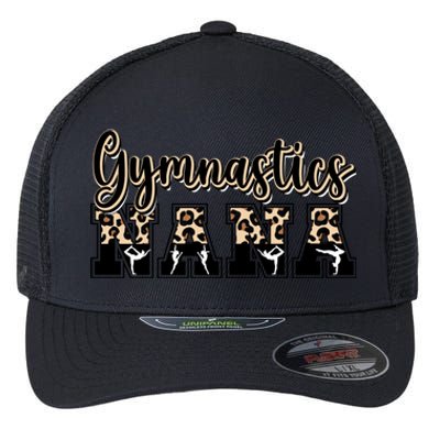 Gymnastics Nana Leopard Grandma Nana Of A Gymnast Nana Meaningful Gift Flexfit Unipanel Trucker Cap