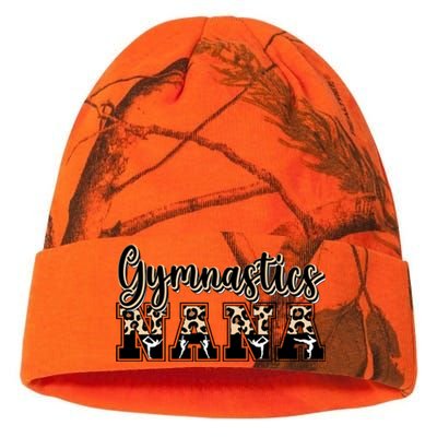 Gymnastics Nana Leopard Grandma Nana Of A Gymnast Nana Meaningful Gift Kati Licensed 12" Camo Beanie