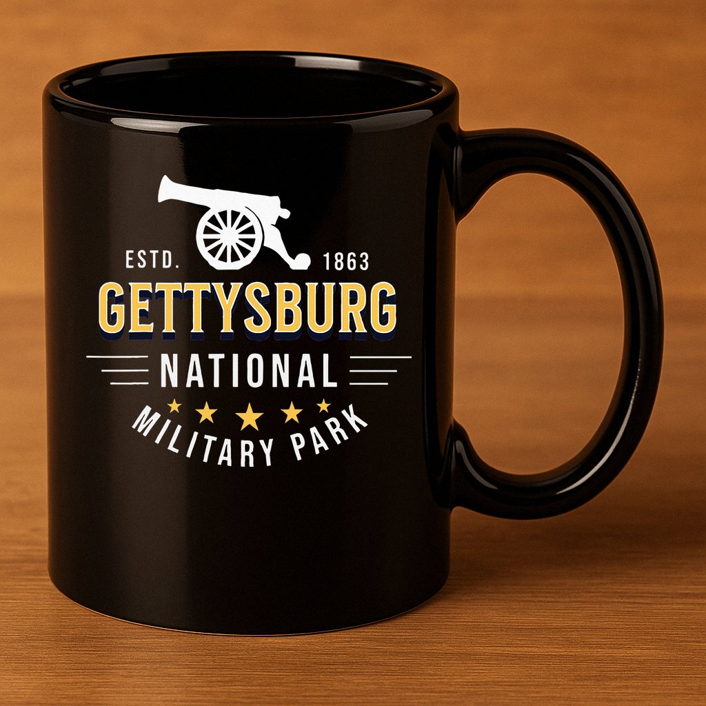 Gettysburg National Military Park 11oz C Handle Ceramic Mug