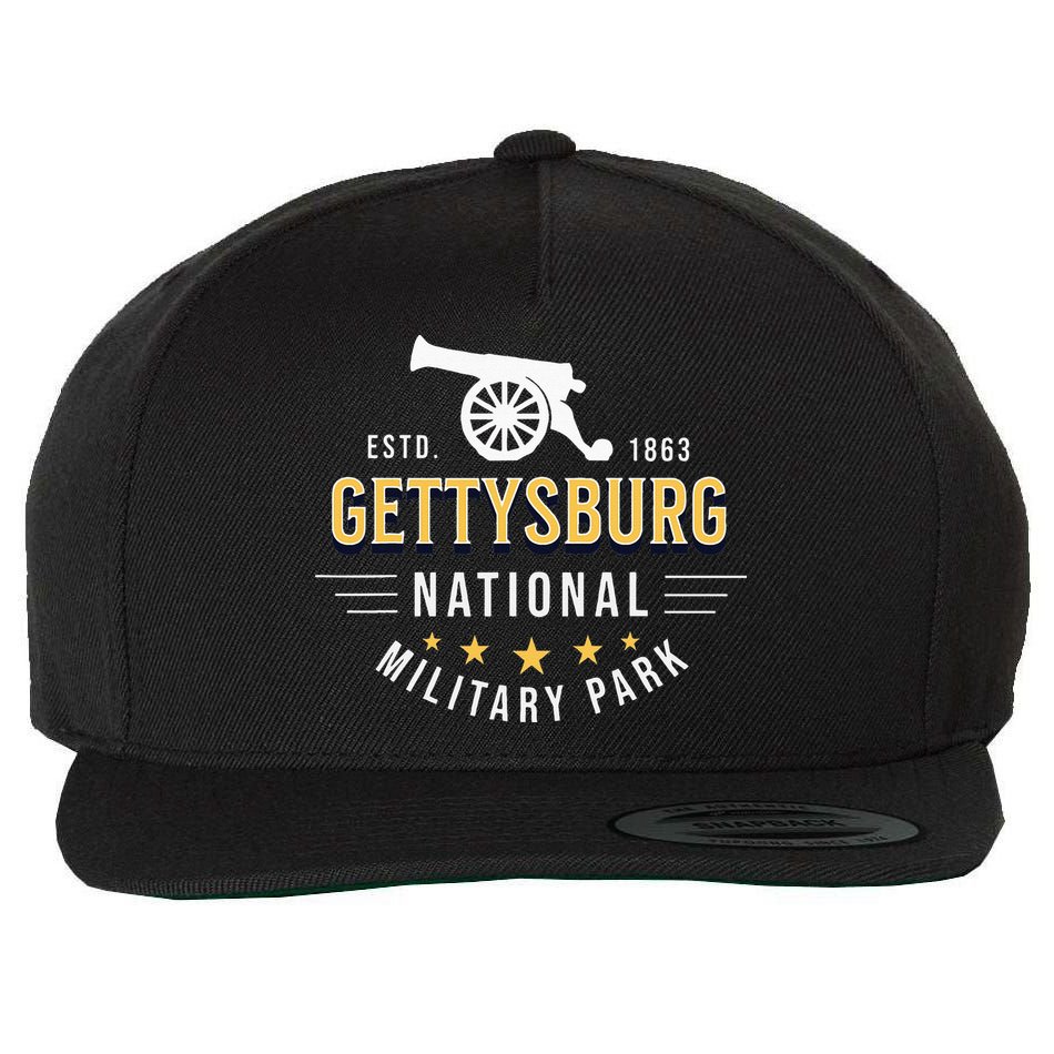 Gettysburg National Military Park Wool Snapback Cap
