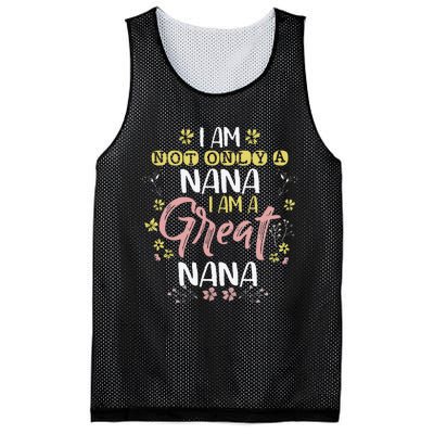 Great Nana Mom Grandmother Mother's Day Funny Mesh Reversible Basketball Jersey Tank